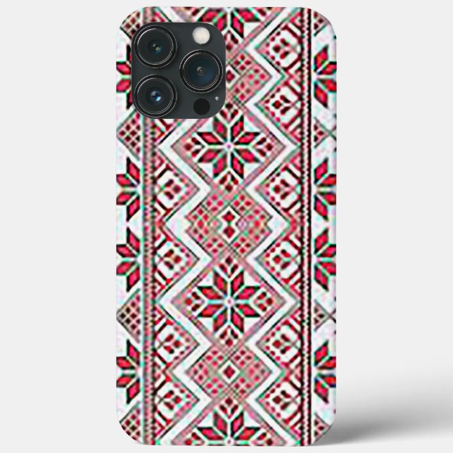 Schöne und Original Tatreez Print iPhone Case (Rückseite)