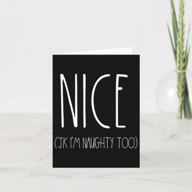 Schöne und schöne Paare Shirts für Weihnachten JK  Karte (Vorderseite)