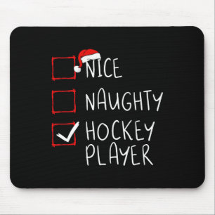 Schöne Ungezogene Hockeyspieler Liste Weihnachten Mousepad