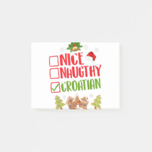 Schöne, unheimliche, kroatische Weihnachtslieder  Post-it Klebezettel