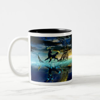Schöne universelle Umbreon Zweifarbige Tasse