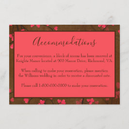 Schöne Unterkünfte Begleitkarte