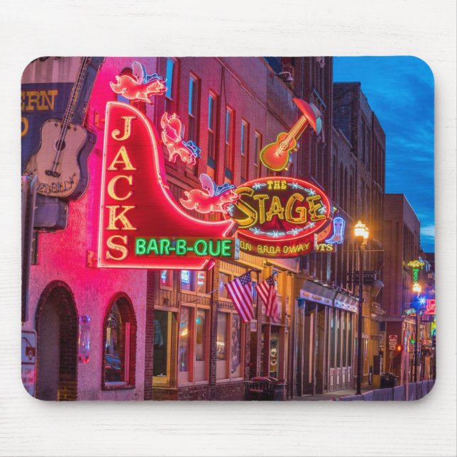 Schöne Unterstadt Nashville Tennessee Mousepad (Vorne)