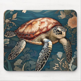 Schöne Unterwasserschildkröte Mousepad