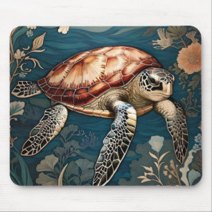 Schöne Unterwasserschildkröte Mousepad