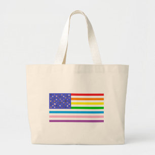 Schöne USA-Flagge Jumbo Stoffbeutel