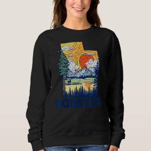 Schöne Utah Natur Staatsstolz Berge Retro Sweatshirt