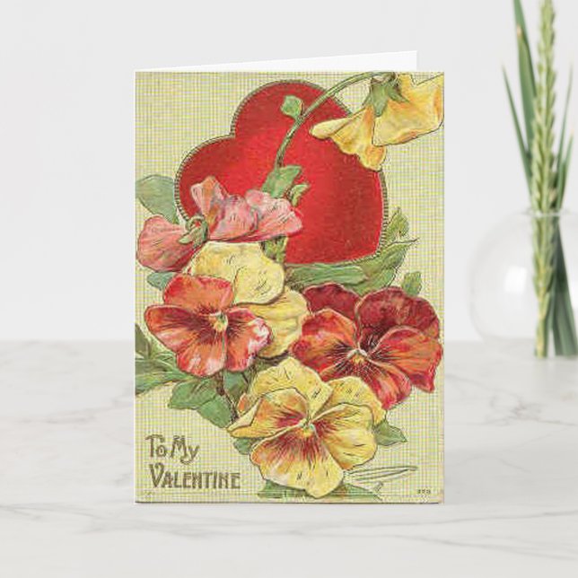 Schöne Valentinstag-Karte Feiertagskarte (Vorderseite)