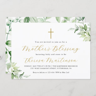 Schöne Vegetation und der Segen der Mutter. Einladung