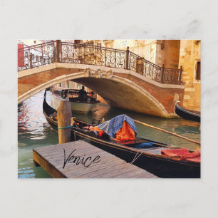 Schöne Venedig - Italien Kanal Postkarte