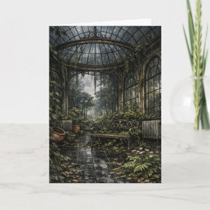 Schöne Verfall Orangerie Gewächshaus Karte