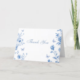 Schöne verzauberte Hochzeit von Vintagen Frühlings Dankeskarte