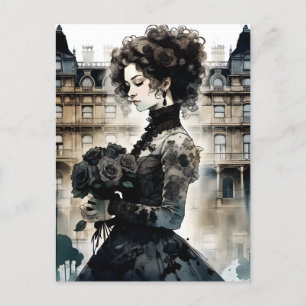 Schöne Viktorianische Frau Postkarte