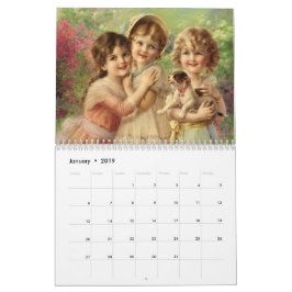 Schöne Viktorianische Gemälde Kalender