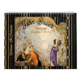 Schöne viktorianische John-Bauer-Illustrationen Kalender