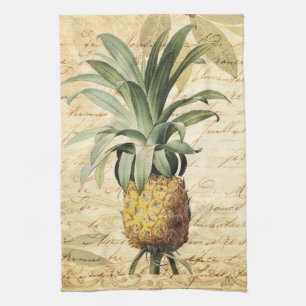 Schöne Vintage Ananas Handtuch