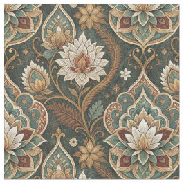 Schöne Vintage-Art Nouveau-Blumenmuster-Wandmalere Stoff