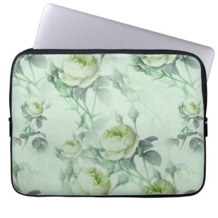 Schöne Vintage-Blumen Laptopschutzhülle