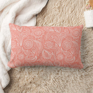 Schöne vintage Blumen-Paisley-Muster Lendenkissen