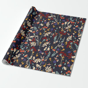 Schöne vintage Blumengestaltung in den vielen Arte Geschenkpapier