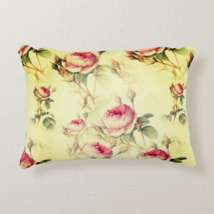 Schöne Vintage Blüte Dekokissen