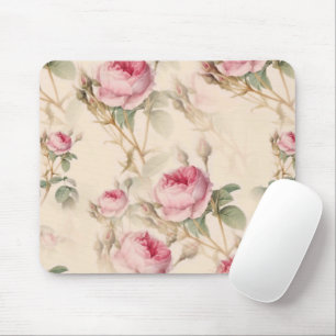 Schöne Vintage Blüte Mousepad