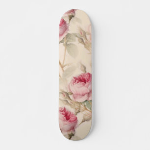 Schöne Vintage Blüte Skateboard