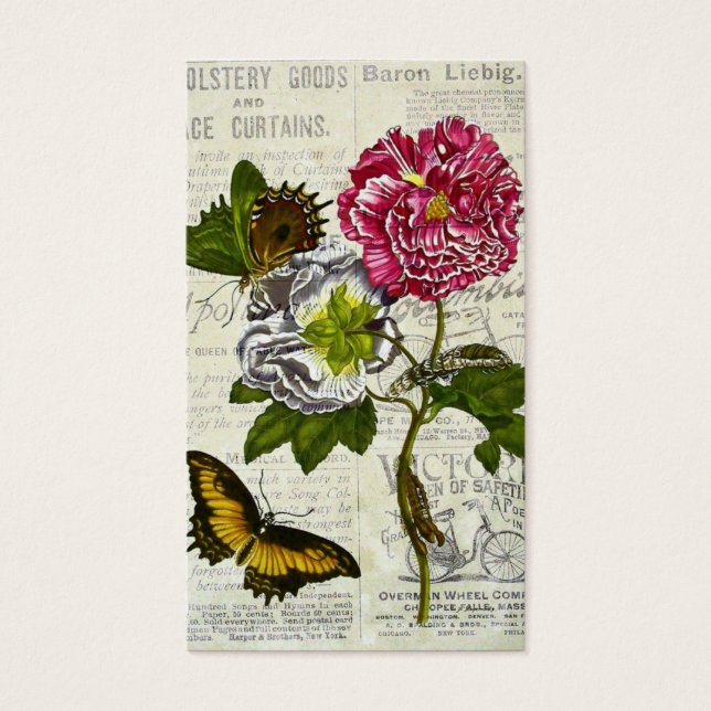 Schöne Vintage-Collage (Vorderseite)