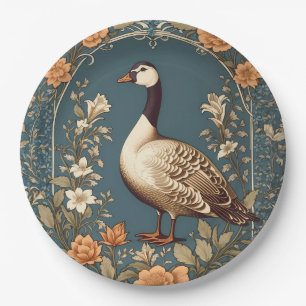 Schöne Vintage Goose William Morris Inspiriert Pappteller