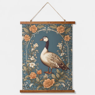 Schöne Vintage Goose William Morris Inspiriert Wandteppich Mit Holzrahmen