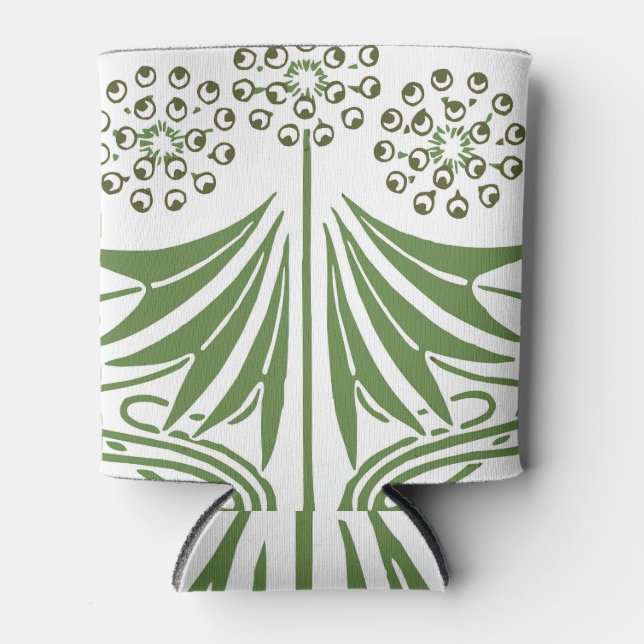 Schöne Vintage Illustration. Dosenkühler (Vorderseite)