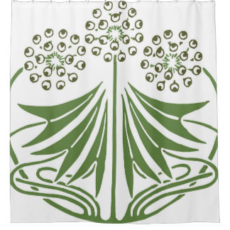 Schöne Vintage Illustration. Duschvorhang