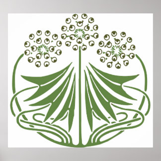 Schöne Vintage Illustration. Poster