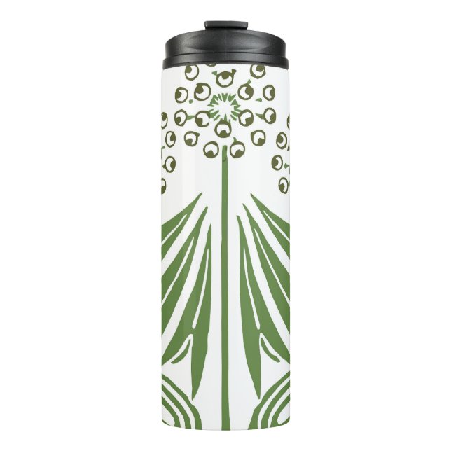 Schöne Vintage Illustration. Thermosbecher (Vorderseite)