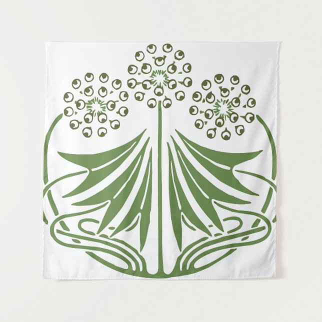 Schöne Vintage Illustration. Wandteppich (Vorderseite)