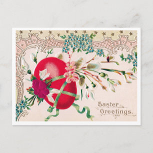 Schöne Vintage Osterpostkarte Postkarte