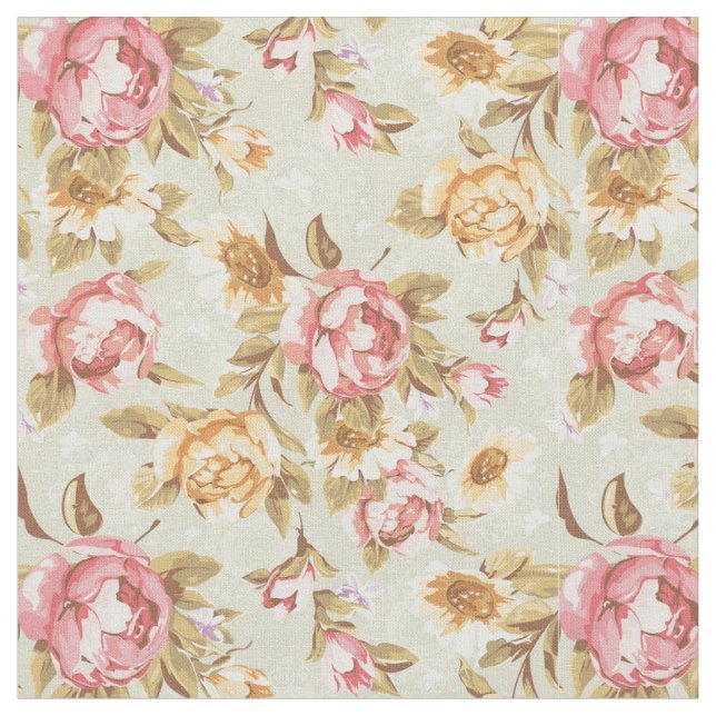 Schöne Vintage Pastell-Rose Stoff (Nahaufnahme)