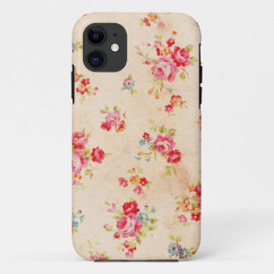 Schöne Vintage Rosen und andere Blumen Case-Mate iPhone Hülle