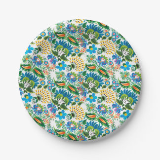 Schöne vintage russische Khokhloma Pappteller