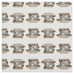 Schöne Vintage Teakups Stoff