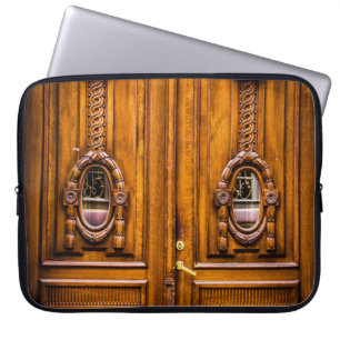 SCHÖNE VINTAGE TÜR LAPTOPSCHUTZHÜLLE
