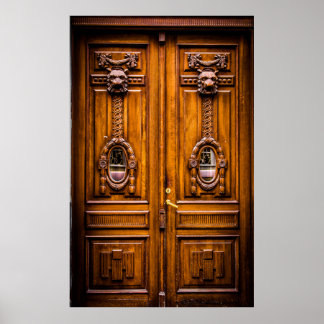 SCHÖNE VINTAGE TÜR POSTER