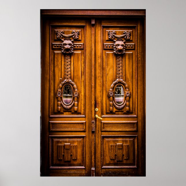 SCHÖNE VINTAGE TÜR POSTER (Vorne)