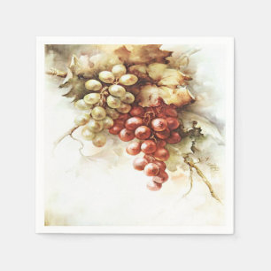 Schöne Vintage Weinkellerei Serviette