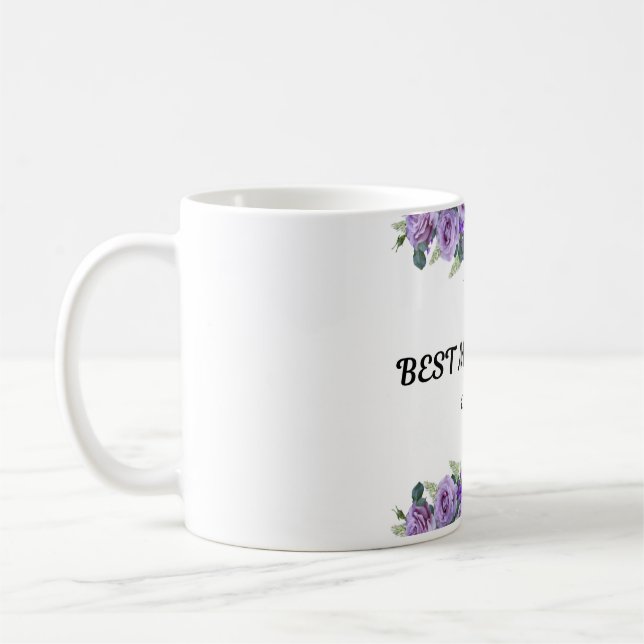 Schöne violette Tasse für die Mama (Links)