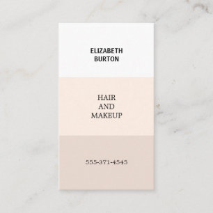 Schöne Visitenkarte in Pastellfarben.