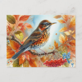 Schöne Vögel Sommerlandschaft 9 Postkarte