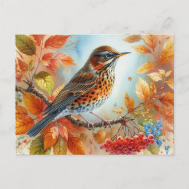 Schöne Vögel Sommerlandschaft 9 Postkarte