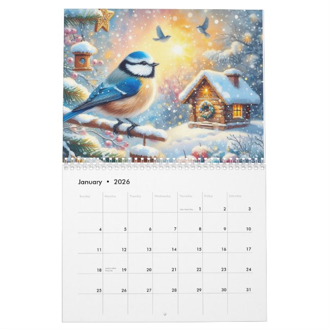 Schöne Vogelbilder Kalender (Jan 2026)
