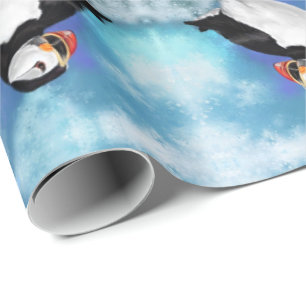 Schöne Vogelmalerei  Geschenkpapier